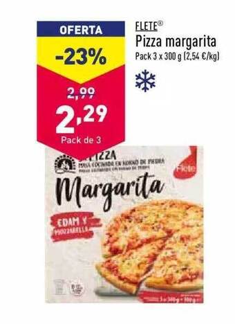 ALDI Flete Pizza Margarita oferta