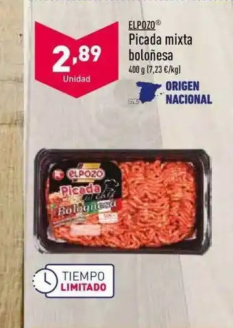 ALDI Elpozo Picada Mixta Boloñesa oferta