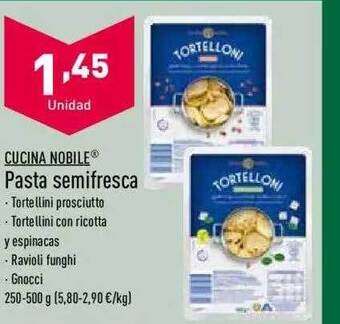 ALDI Cucina Nobile Pasta Semifresca oferta