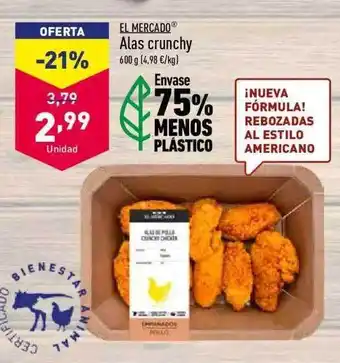 ALDI El Mercado Alas Crunchy oferta