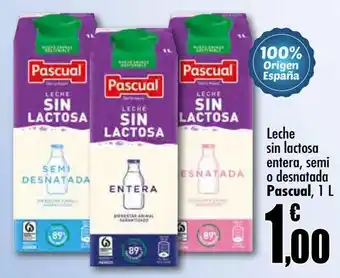 Unide Supermercados Leche sin lactosa pascual oferta