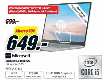 MediaMarkt Portátil táctil microsoft oferta