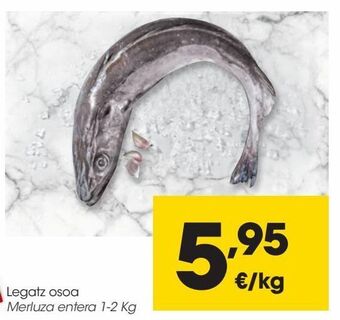 Eroski Merluza entera oferta