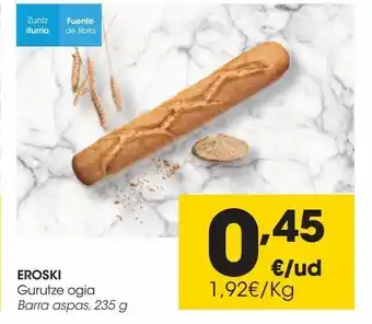 Eroski Barra aspas eroski oferta