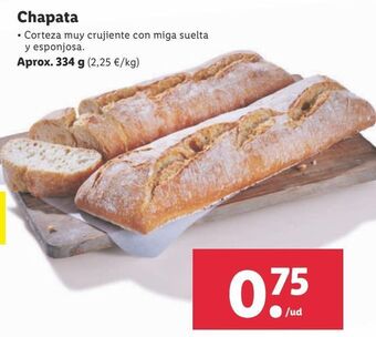 Lidl Chapata oferta