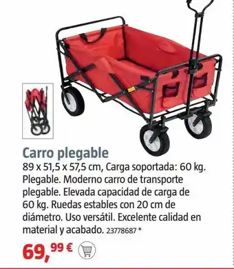 Bauhaus Carro de jardín oferta