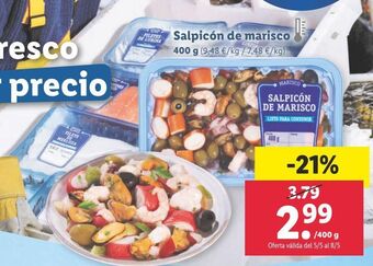 Lidl Salpicón de marisco oferta
