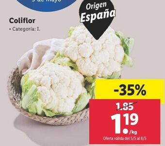 Lidl Coliflor oferta