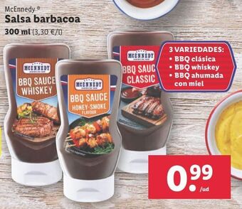 Lidl Salsa barbacoa mcennedy oferta
