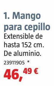 Bauhaus Mango extensible oferta