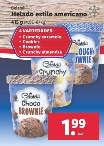 Lidl Helados gelatelli oferta