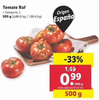 Lidl Tomates oferta