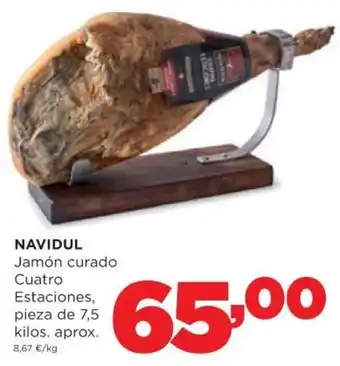 Alimerka Navidul Jamón curado Cuatro Estaciones, pieza de 7,5 kilos aprox. oferta