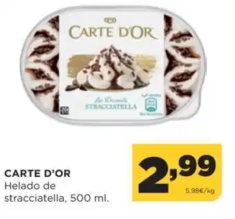 Alimerka Carne D'Or Helado de stracciatella 500 ml. oferta