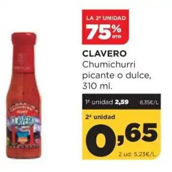 Alimerka Clavero Chumichurri picante o dulce 310 ml. oferta