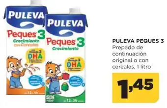 Alimerka Puleva Peques 3 Prepado de continuación original 1 Litro oferta