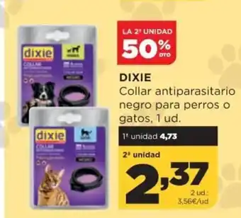 Alimerka Dixie Collar antiparasitario negro para perros o gatos, 1 ud oferta