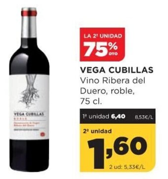 Alimerka Vega Cubillas Vino Ribera del Duero, roble, 75 cl oferta
