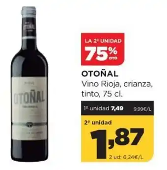Alimerka Otoñal Vino Rioja, crianzac,tinto 75cl oferta