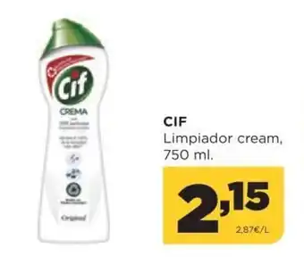 Alimerka Cif Limpiador cream, 750ml oferta