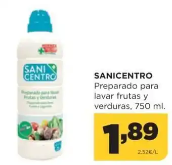 Alimerka Sanicentro Preparado para lavar frutas y verduras, 750 ml oferta