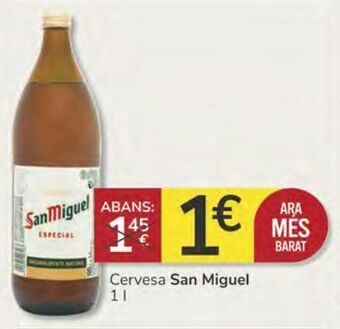 Consum Cervesa san miguel oferta