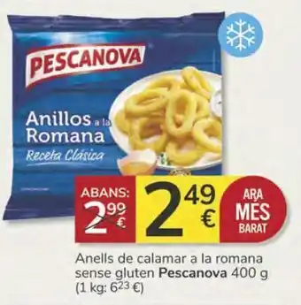 Consum Anells de calamar a la romana sense gluten pescanova oferta