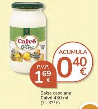 Consum Salsa casolana calvé oferta