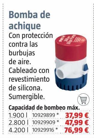 Bauhaus Bomba de achique oferta