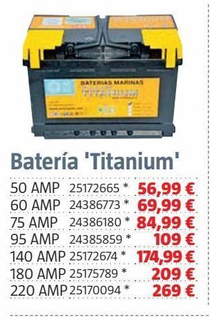 Bauhaus Batería auxiliar para motorizaciones oferta