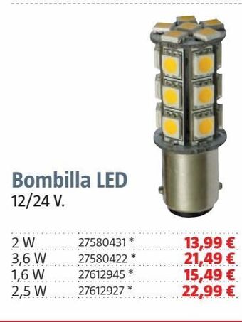 Bauhaus Bombilla led oferta