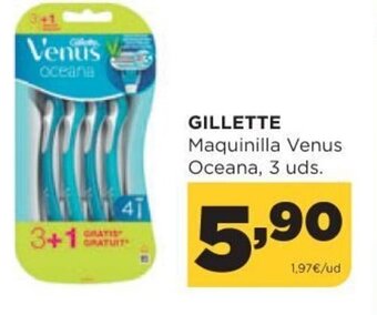 Alimerka Gillette Maquinilla Venus Oceana, 3 uds. oferta
