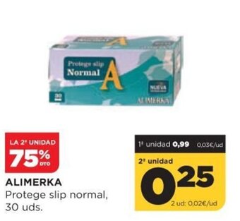 Alimerka Alimerka Protege slip normal, 30 uds. oferta