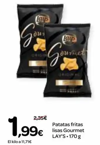 Dialprix Lay's Patatas fritas lisas Gourmet 170g oferta