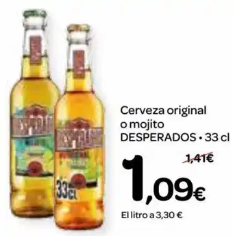 Dialprix Desperados Cerveza original o mojito 33 cl oferta
