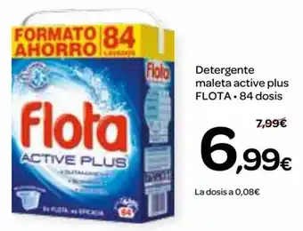 Dialprix Flota Detergente maleta active plus 84 dosis oferta
