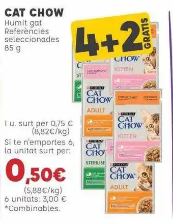 Kiwoko 4+2 Gratis Cat Chow Humit Gat Referències Seleccionades oferta