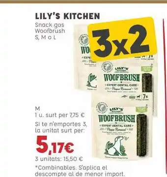 Kiwoko Lily's Kitchen Snack Gos Woofbrush oferta
