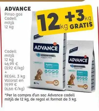 Kiwoko Advance Pinso Gos Cadell Mitjà oferta