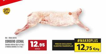 Makro Cordero Lechal oferta