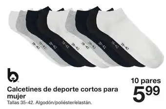 Zeeman Calcetines de deporte cortos para mujer 10 pares oferta
