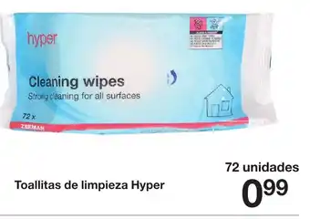 Zeeman Toallitas de limpieza Hyper 72 unidades oferta