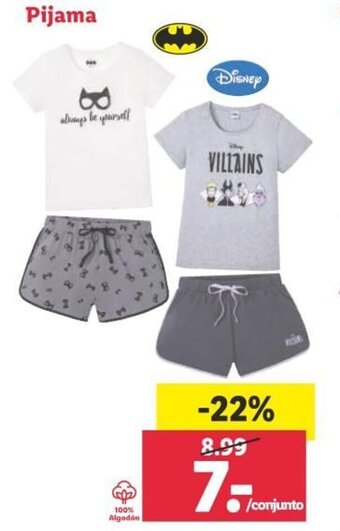 Lidl Pijama oferta