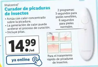 Lidl Vitalcontrol Curador de picaduras de insectos oferta