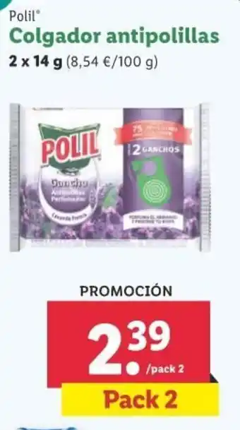 Lidl Polil Colgador antipolillas 2x14g oferta