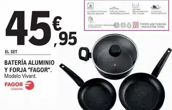 E.Leclerc Batería de cocina fagor oferta