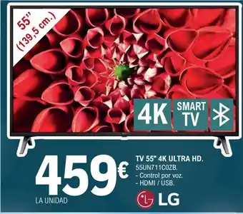 E.Leclerc Smart tv led 55'' lg oferta