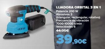 Carrefour Lijadora orbital 3 en 1 oferta