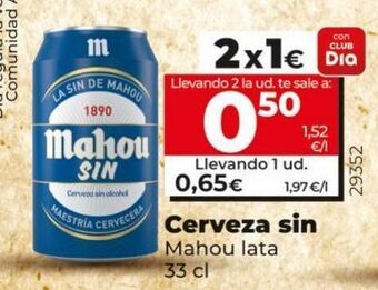 La Plaza de DIA Cerveza mahou oferta