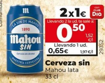 Maxi Dia Cerveza mahou oferta